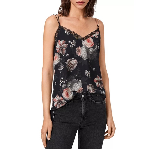 All Saints Tops - All Saints Nia Eden Floral Lace Camisole XS NWOT